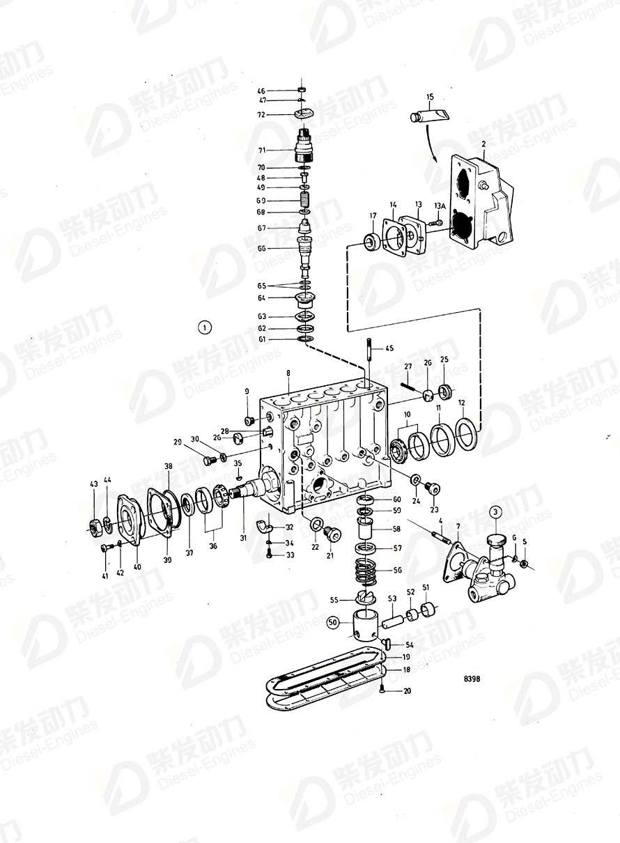 volvo penta Cover 846473 Drawing volvo penta Cover 846473 Drawing